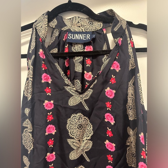 SUNNER FLORAL SLEEVELESS DRESS - Picture 3 of 6